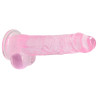 Real Rock Crystal Gode Crystal Clear 16 x 4cm Rose
